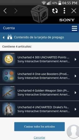 Uncharted 4 playstation 4 dlc activo
