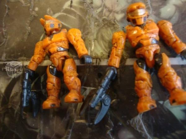 Megabloks Halo Par de Spartan Naranjas