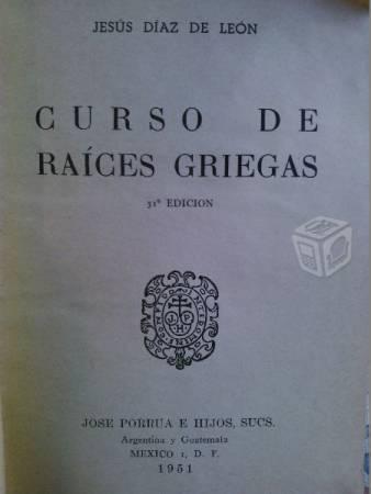 Curso de raíces griegas jesus diaz 1951