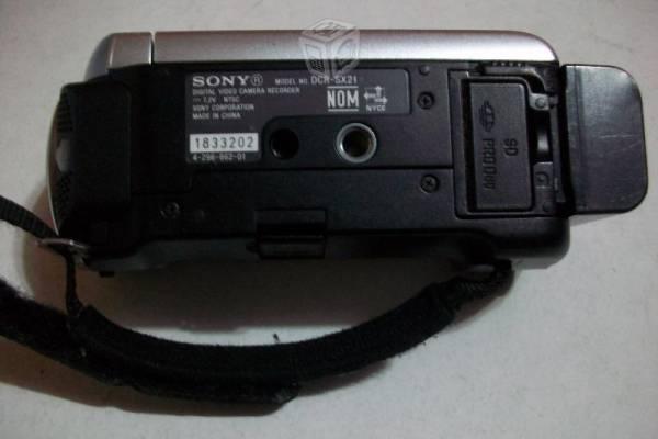 Videocamara de video Sony, memoria, pantalla touch
