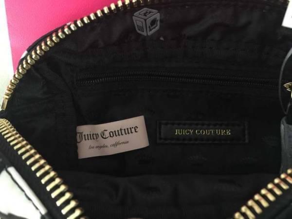 Juicy couture bolsa mini crossbod blanco y negro