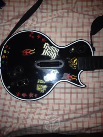 Guitarra de Guitar Hero inalámbrica para Xbox 360