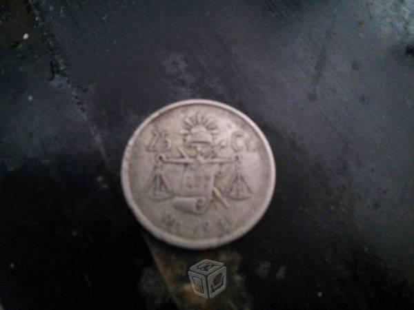 Moneda 25 centavos dé 1951