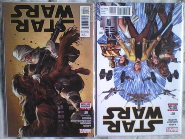 Comics star wars 1 y 11 americanos