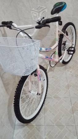 Bicicleta floral para dama