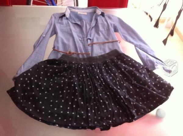 Falda y blusa talla 7/8 (zara)