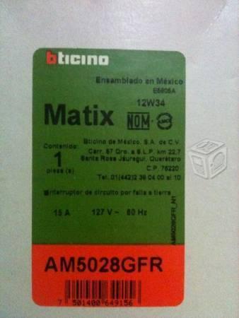 INTERRUPTOR DE CIRCUITO POR FALLA A TIERRA Bticino