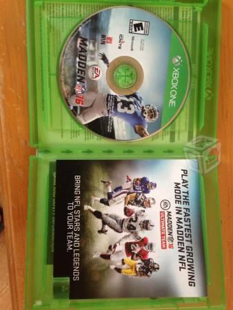 Madden 16 seminuevo para Xbox one