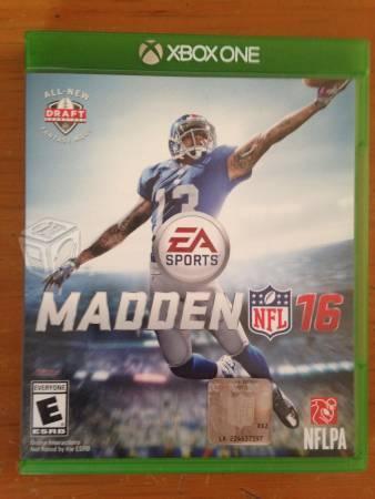 Madden 16 seminuevo para Xbox one