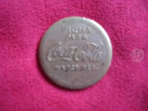 Ficha Antigua Para Maquina Dispensadora CocaCola