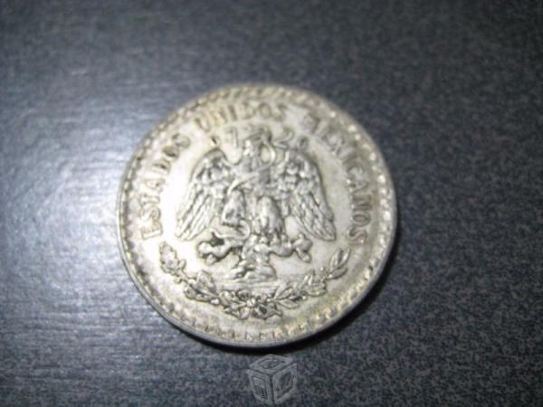 Moneda de Plata Antigua de 1923 de Un Peso