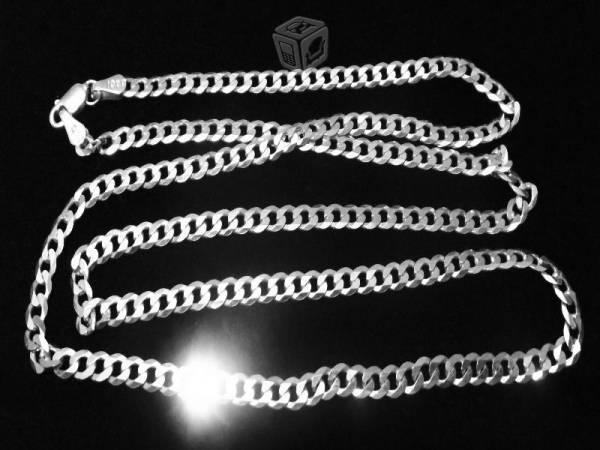 Cadena de plata 925 100%, unisex 70cm Nueva