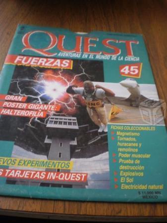 Quest Fuerzas II No. 45 Revista Y Poster Halterofi