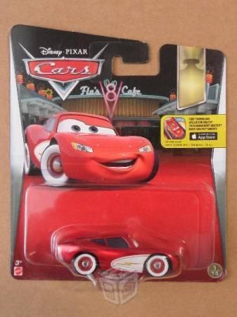 Cars rayo mcqueen llantas blancas mattel