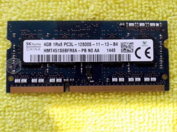 Memoria ram ddr3 para laptop 4gb