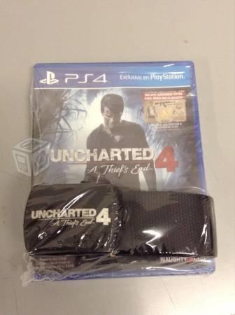 Uncharted 4 con cinturón de colección