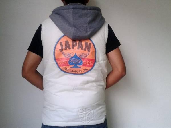 Chaleco con gorro: dry laundry japan. nuevo