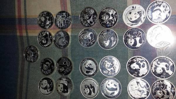 Colección de 25 monedas de plata 999