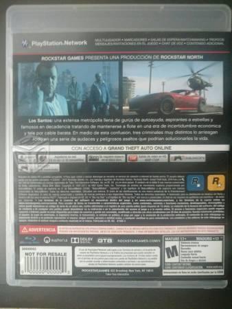 GTA V para PS3