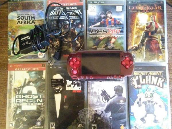 Psp slim rojo