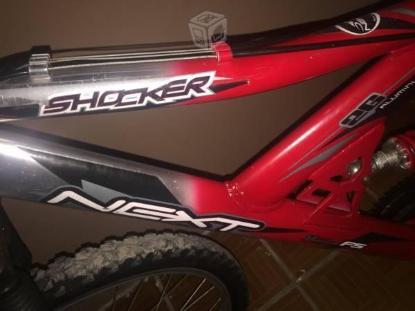 Bicicleta shocker next de aluminio