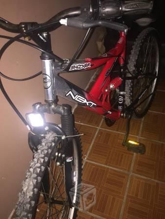 Bicicleta shocker next de aluminio