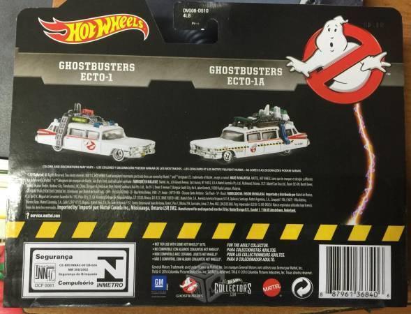 Hot Wheels Retro 2 Pack Ghostbusters Ecto-1 Ecto1A