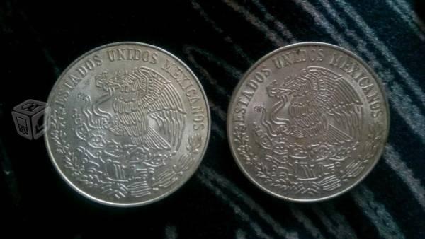 Moneda 25 pesos Benito Juarez Plata