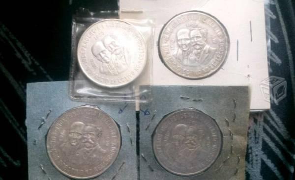 Moneda de 10 pesos Hidalgo y Madero Plata