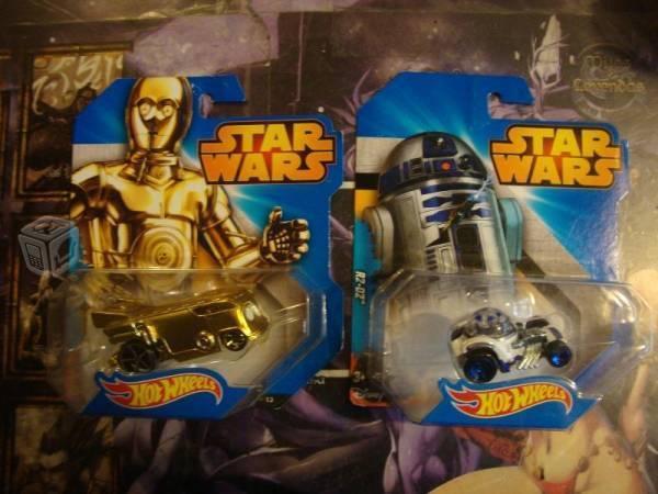 Star Wars Pack Carrito Hot Wheels R2D2 y C3PO