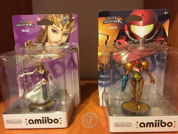 Amiibos, Zelda y Samus, Nintendo, Smash Bros