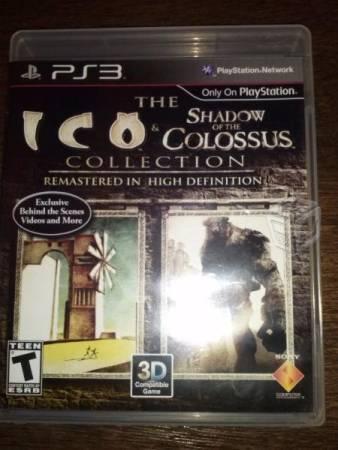 Shadow of the colossus ps3 ico hd collection
