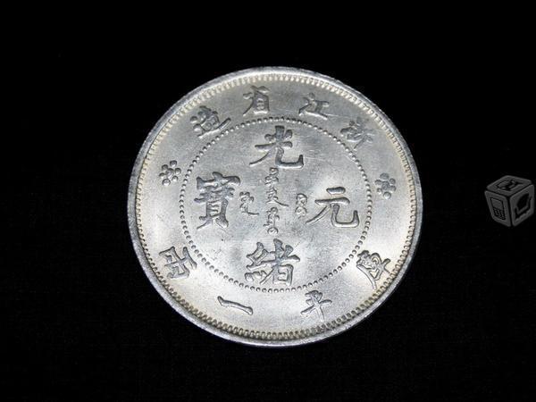 Monedas Cheh Kiang Province One Tael de colección