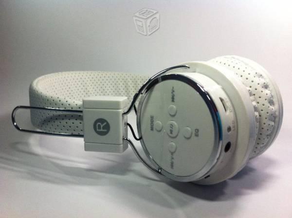 Audifonos Bluetooth de Diadema Blancos