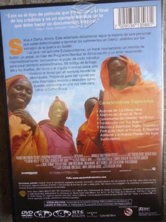 DVD Darfour Ahora Una Esperanza Documental