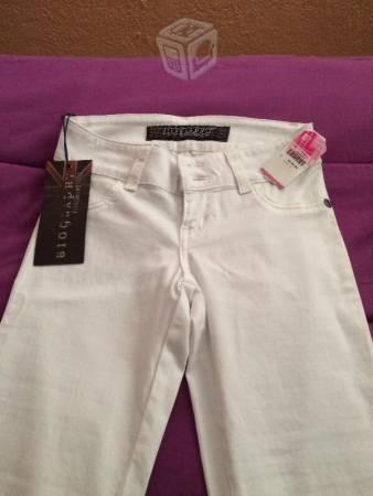 Pantalón blanco de mujer strech