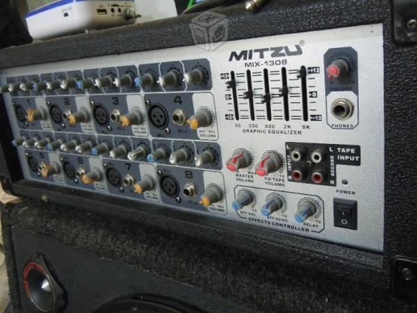 Mexcladora Mitzu mix- 1308 8 canales delay