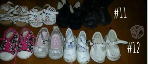Zapatos y huaraches para niña