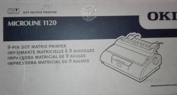 Impresora de matriz Okidata Microline 1120