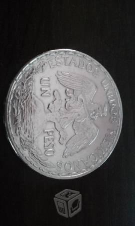 Moneda de un peso caballito de plata de mexico