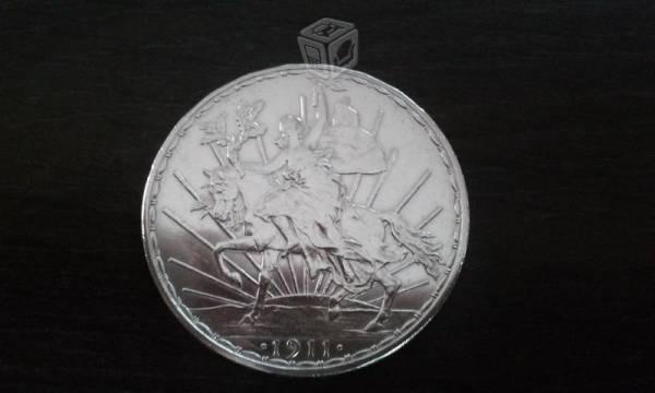 Moneda de un peso caballito de plata de mexico