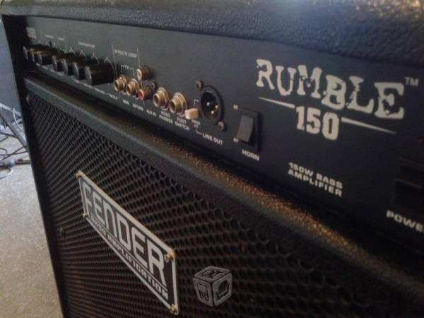 Amplificador fender rumble 150