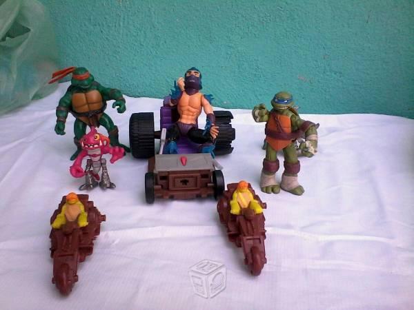 Lote figuras de tortugas ninjas