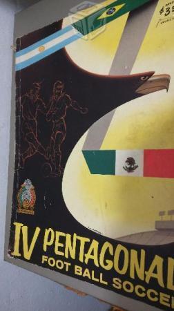 Iv pentagonal de futbol soccer mexico 1961