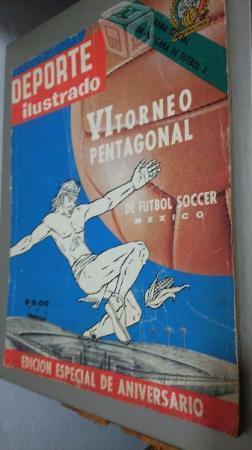 Vi pentagonal de futbol soccer mexico 1962