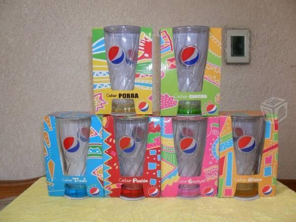 Coleccion de vasos de Pepsi Cola del mundial 2010
