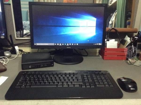 Mini PC HP mini elite desk 705 completa