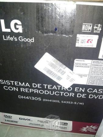 Teatro en casa LG en su caja