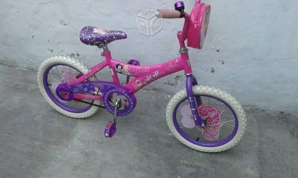 Bicicleta de princesas r16 seminueva