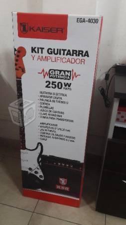 Paquete Guitarra Electrica Amplificador 250w
